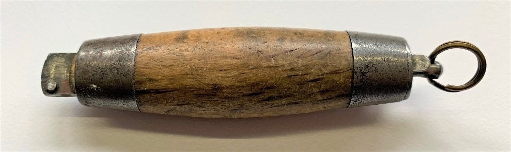 P. Holmberg Sweden Barrel knife   collectable 1920's, Ophalen of Verzenden, Gebruikt
