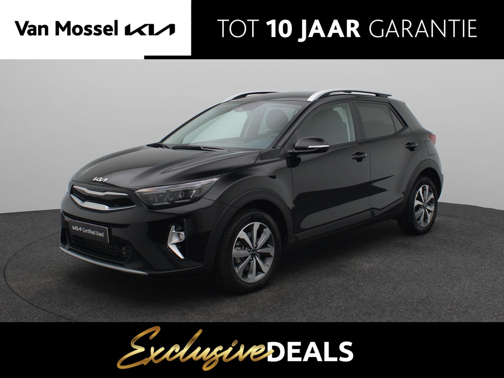 Kia Stonic 1.0 T-GDi MHEV DynamicPlusLine | NL-Auto | AUTOMA, Auto's, Kia, Euro 6, Zwart, Origineel Nederlands, 19 km/l
