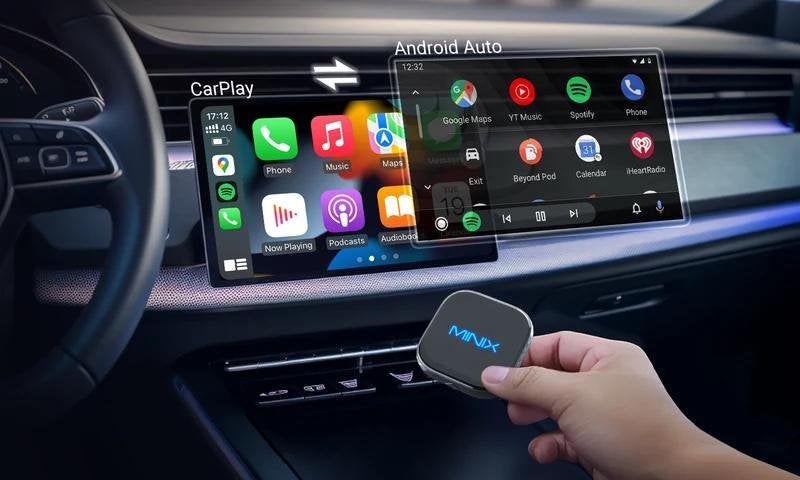 MINIX CP85 Wireless CarPlay & Android Auto Adapter (NIEUW), Ophalen of Verzenden, Nieuw