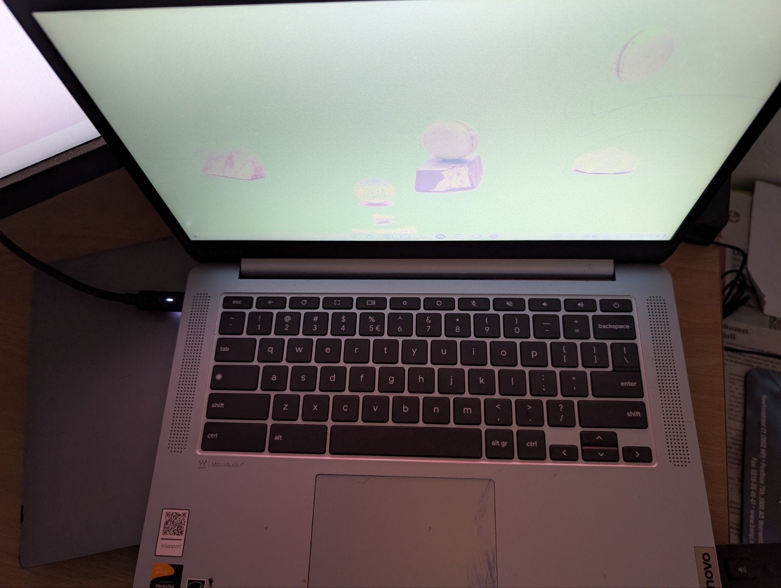 Lenovo Chromebook - Scherm defect, Computers en Software, 14 inch, 4 GB of minder, Qwerty, Ophalen of Verzenden