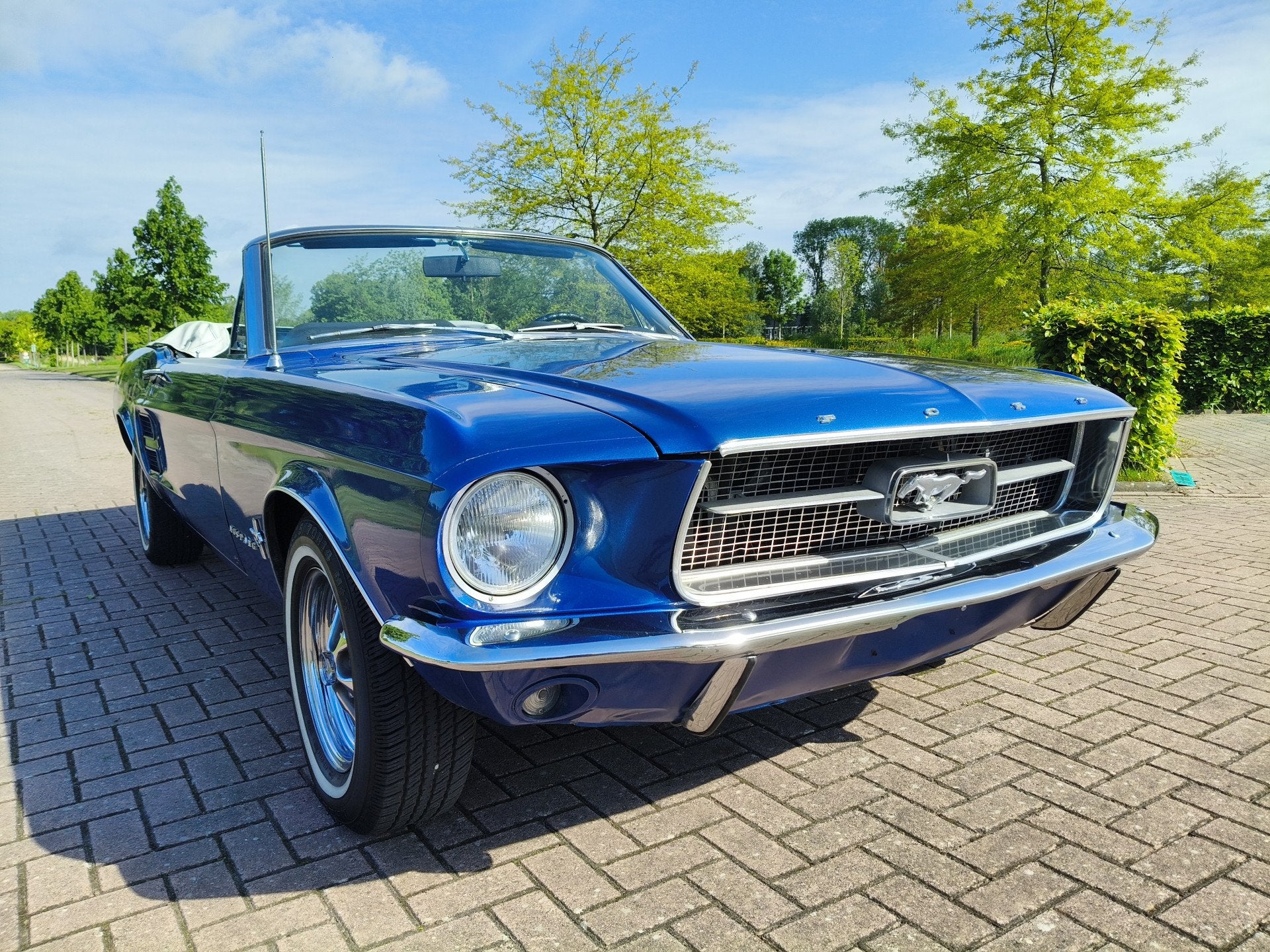 Ford Mustang CONVERTIBLE C CODE (bj 1967, automaat), Auto's, Automaat, Cabriolet, Origineel Nederlands, Ford