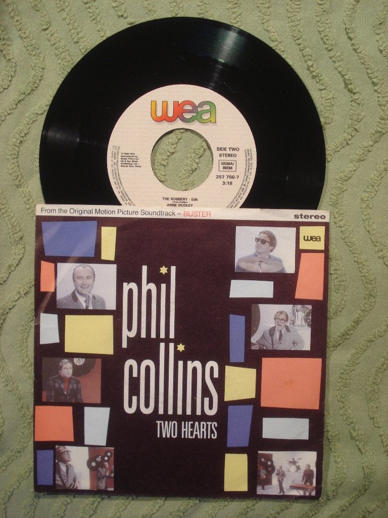 Phil Collins 7" Vinyl Single: ‘Two hearts’ (D) Misdruk, Ophalen of Verzenden, Zo goed als nieuw, 7 inch, Filmmuziek en Soundtracks