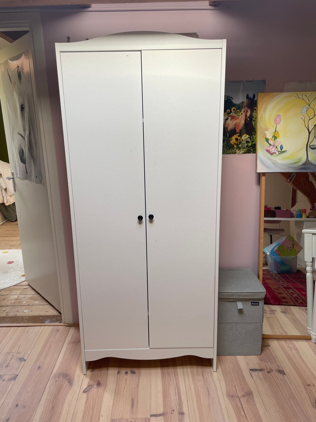 IKEA Småstad kledingkast in goede staat, Huis en Inrichting, Gebruikt, 150 tot 200 cm, 25 tot 50 cm, Overige houtsoorten