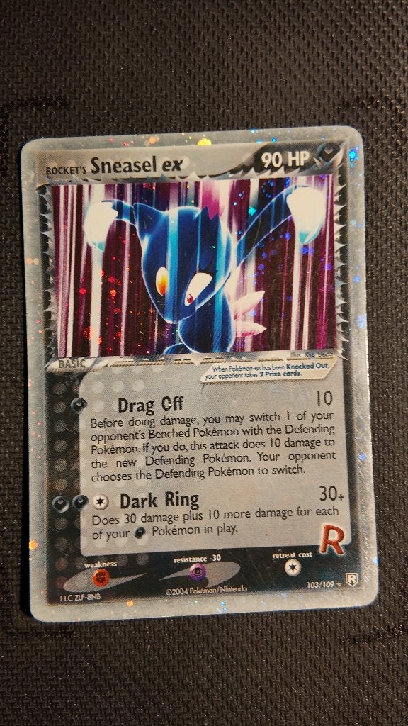 Rocket's Sneasel ex 103 Team Rocket Returns | Pokemon kaart, Ophalen, Zo goed als nieuw, Losse kaart, Foil