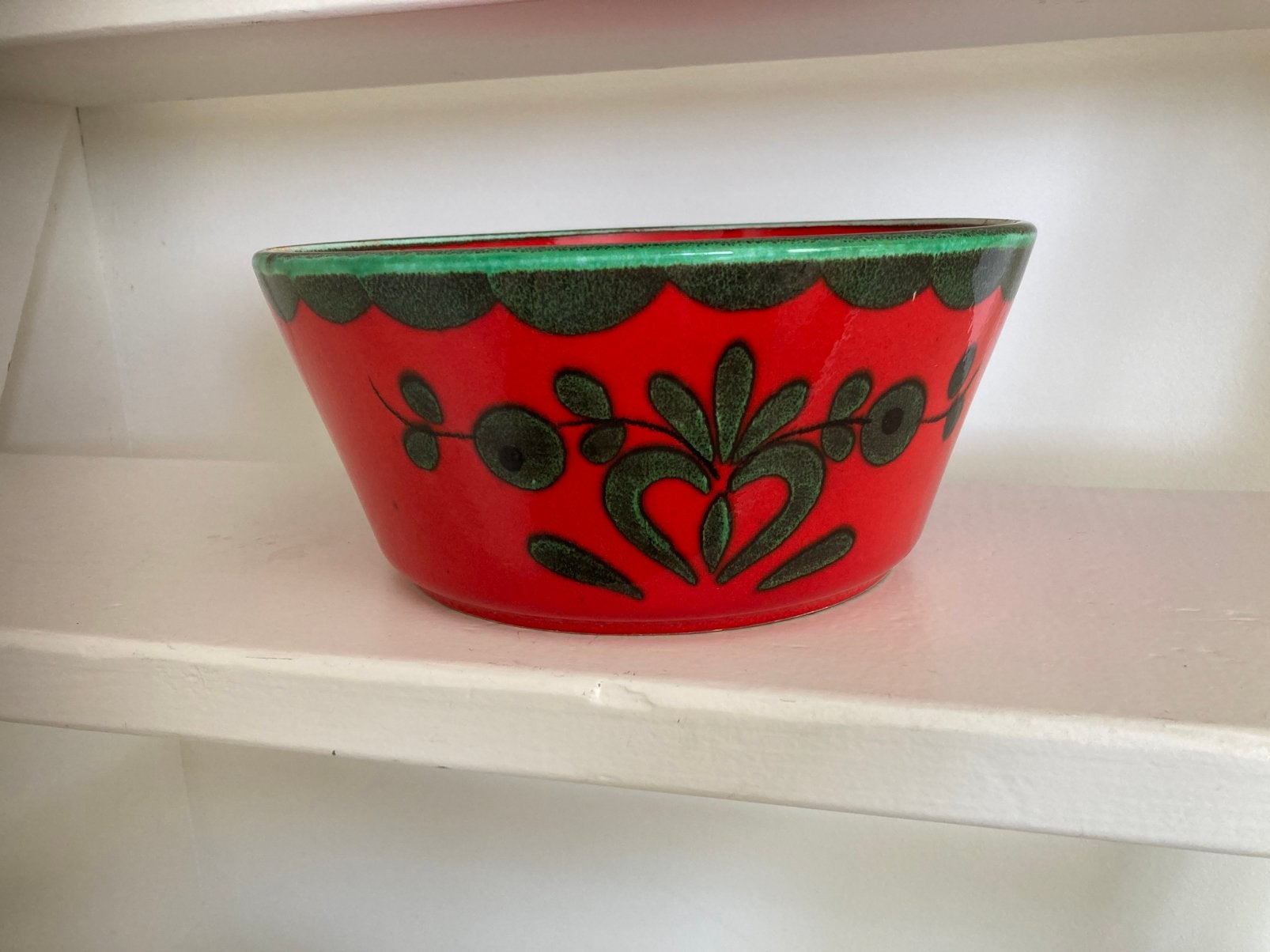 Schaal rood piroschka, Overige materialen, Overige merken, Ophalen of Verzenden, Overige stijlen