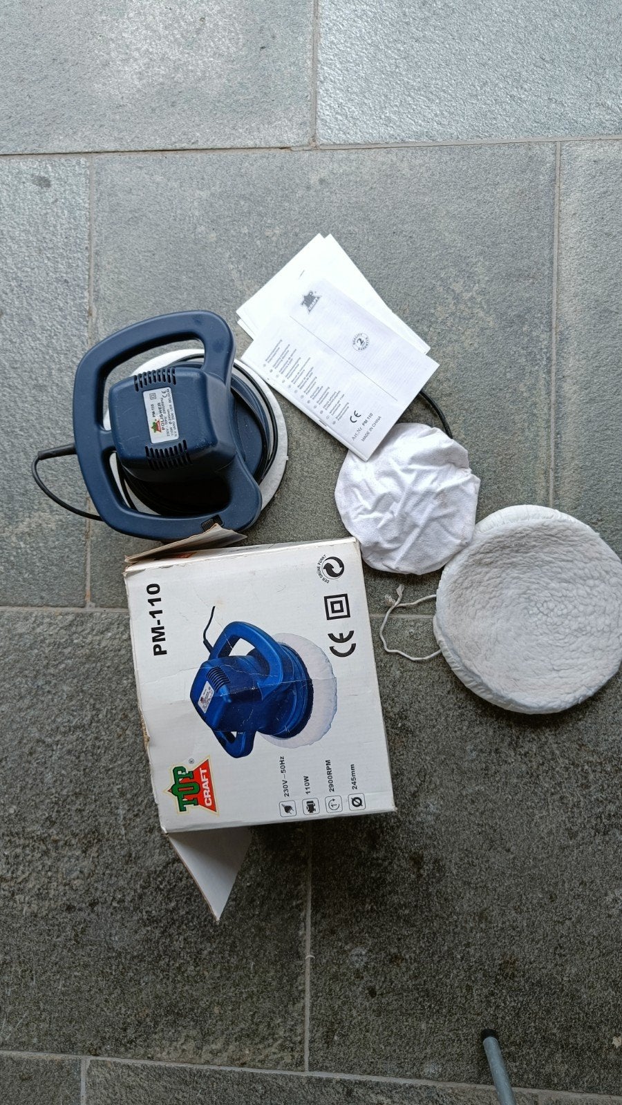 Poets machine TUP craft PM- 110, Ophalen