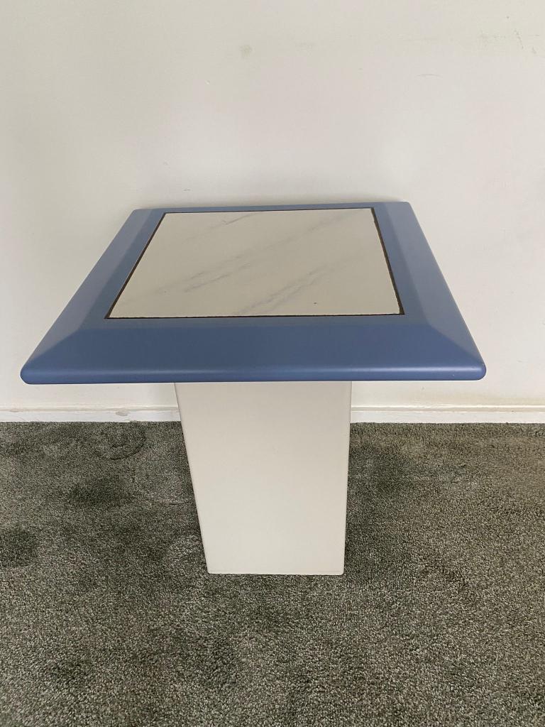 Aesthetic Bijzettafeltje - Geometrisch Postmodern, Overige materialen, Minder dan 55 cm, Gebruikt, Post Modern, Design