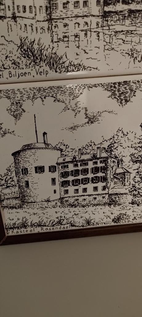 Tegels kasteel Rosendael en Biljoen, Ophalen of Verzenden