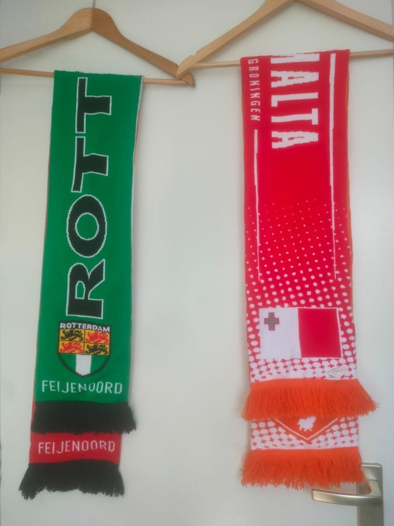 Voetbal support sjaal, Verzamelen, Ophalen of Verzenden, Zo goed als nieuw, Feyenoord, Vaantje of Sjaal