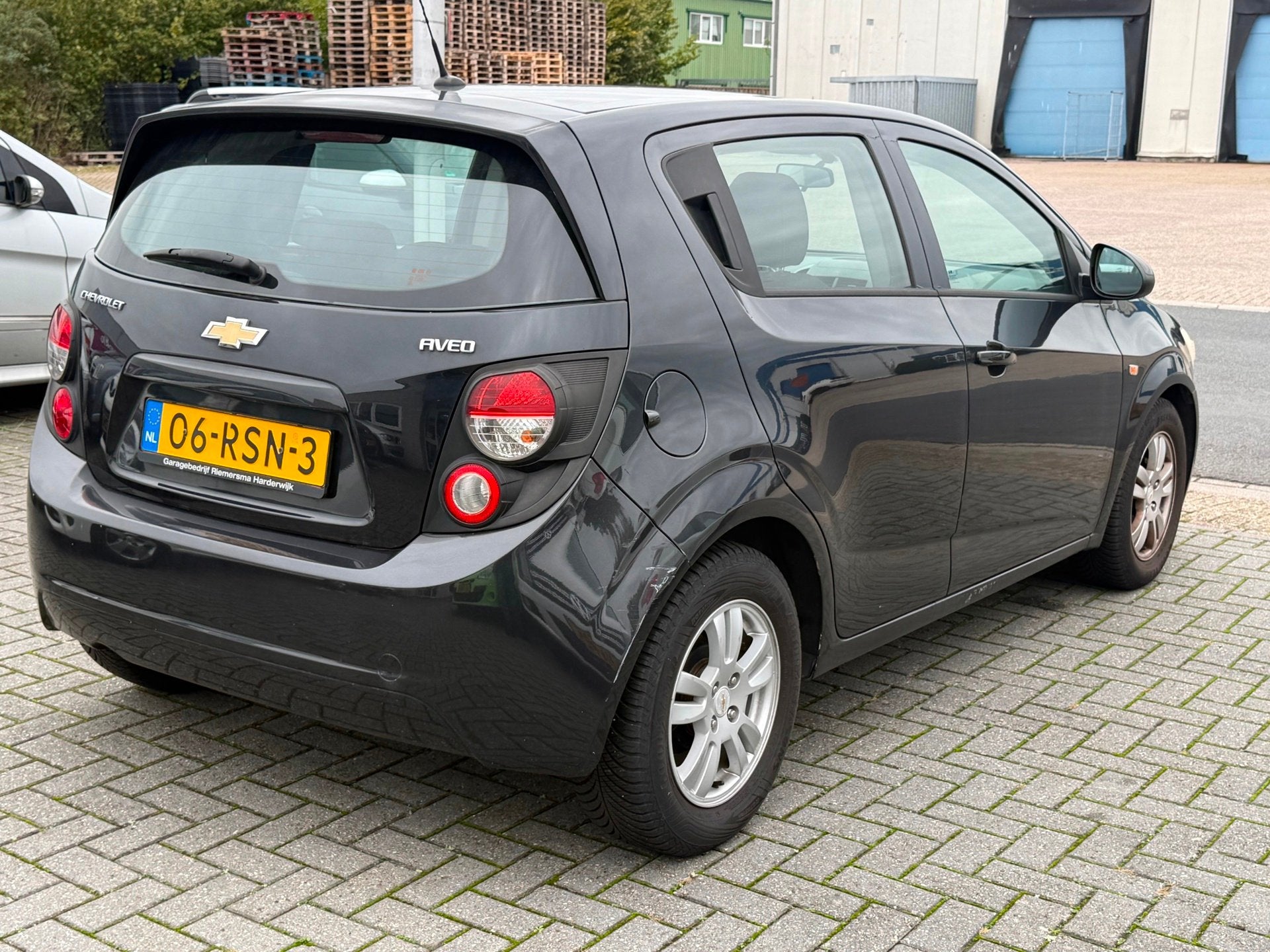 Chevrolet Aveo 1.2 LT Airco| LM Velgen|CruiseControl!, Auto's, Euro 5, 4 cilinders, 1229 cc, Zwart
