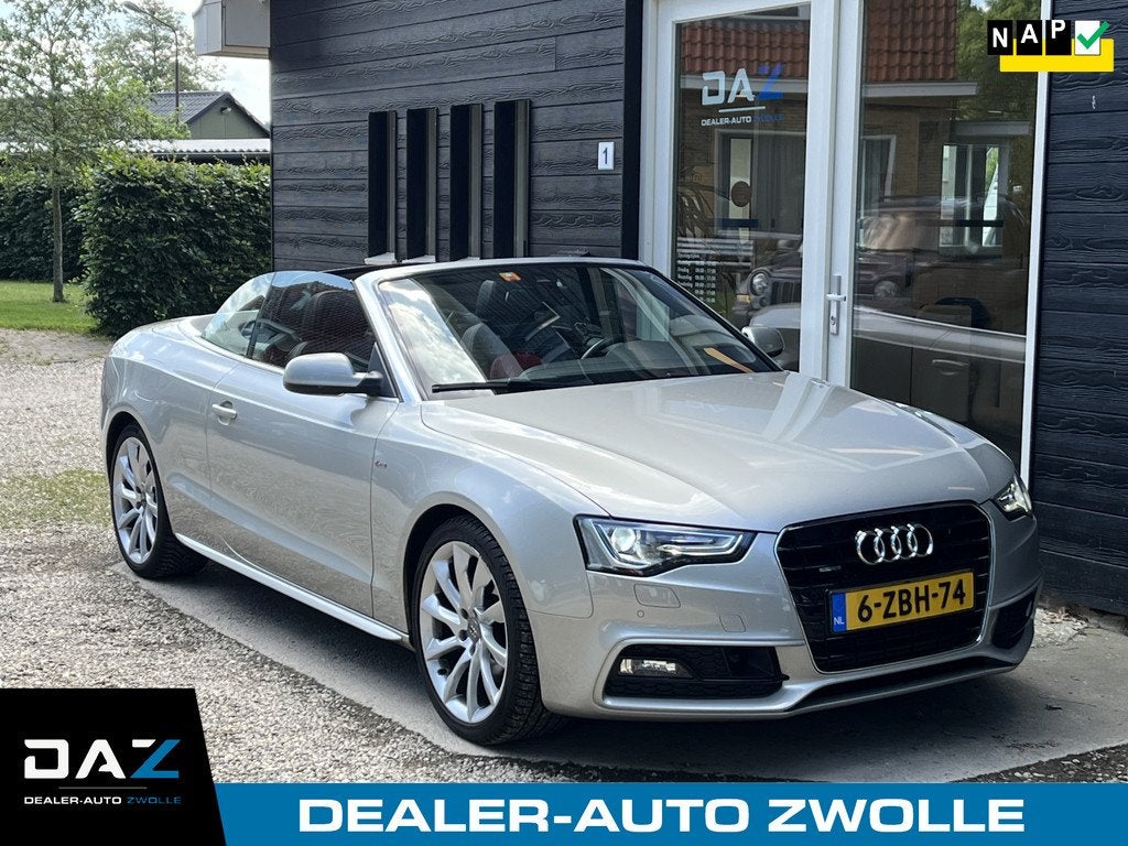 Audi A5 Cabriolet 2.0 TFSI quattro S-Line Sport Edition Aut/, Auto's, Audi, Automaat, Gebruikt, Euro 6, 4 cilinders