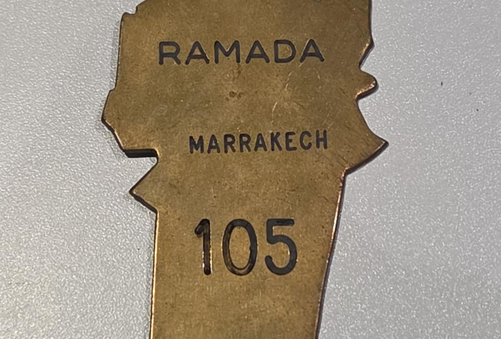 Vintage kamersteutel Ramada hotel in Marrakech, Ophalen of Verzenden