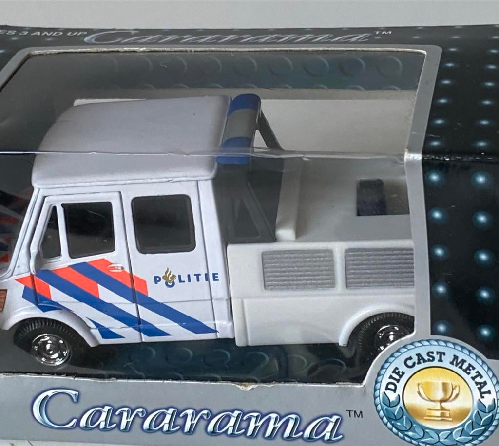 Cararama Die Cast Metal Politie Busje - Nieuw in Doos, Ophalen of Verzenden, Zo goed als nieuw, Overige merken