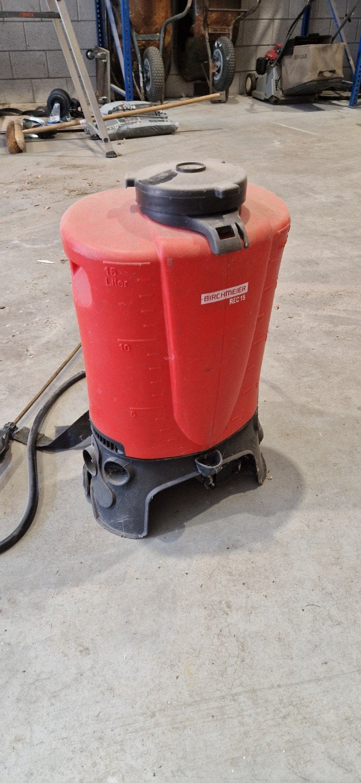 Birchmeier REC15 Accu Rugsproeier - 15 Liter, Ophalen