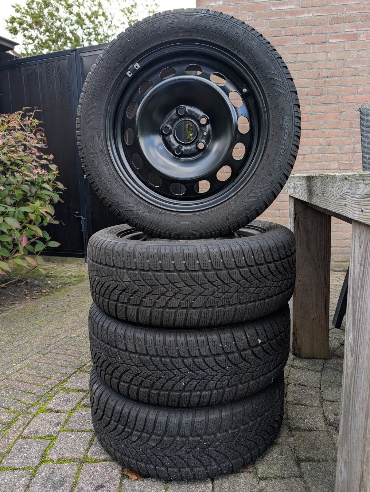 Winterwielen set Volkswagen Golf 6 / 7 / 8  winterbanden, Ophalen, Gebruikt, 16 inch, Banden en Velgen
