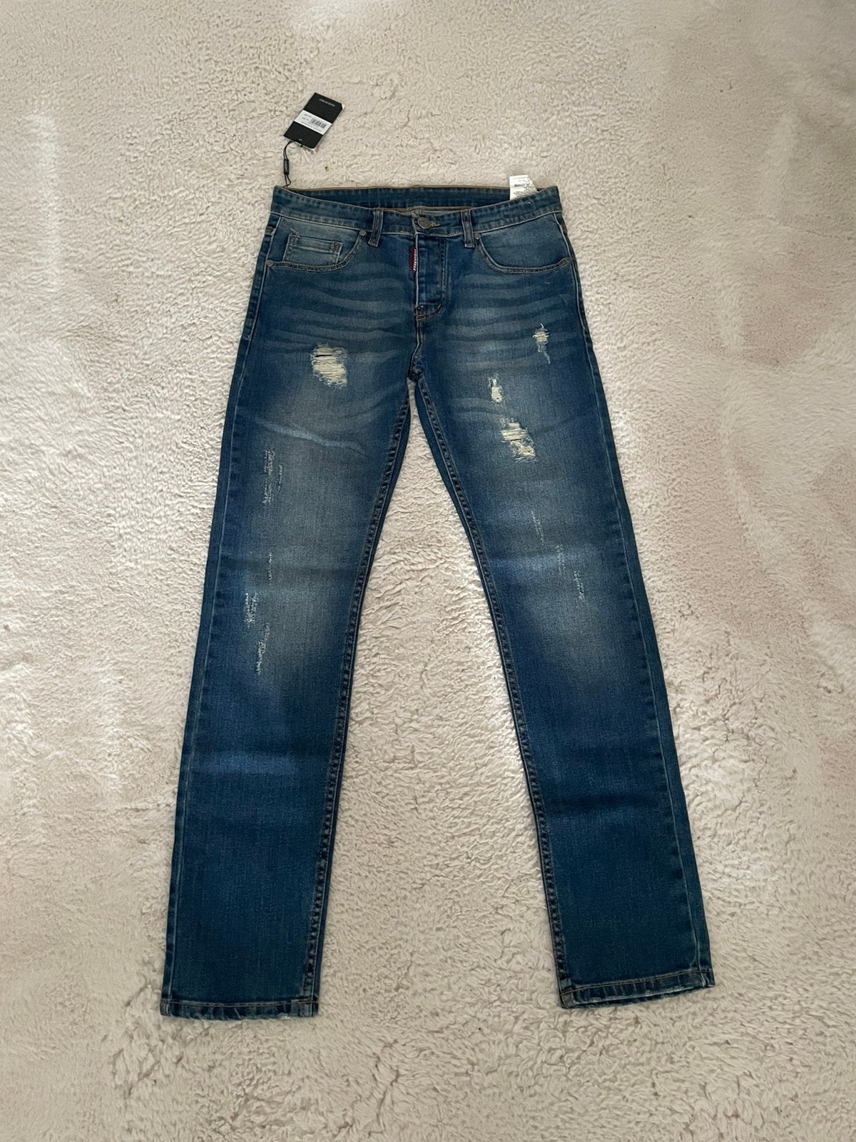 Dsquared spijkerbroek, Kleding | Heren, Spijkerbroeken en Jeans, Ophalen, Zo goed als nieuw, Blauw, W32 (confectie 46) of kleiner