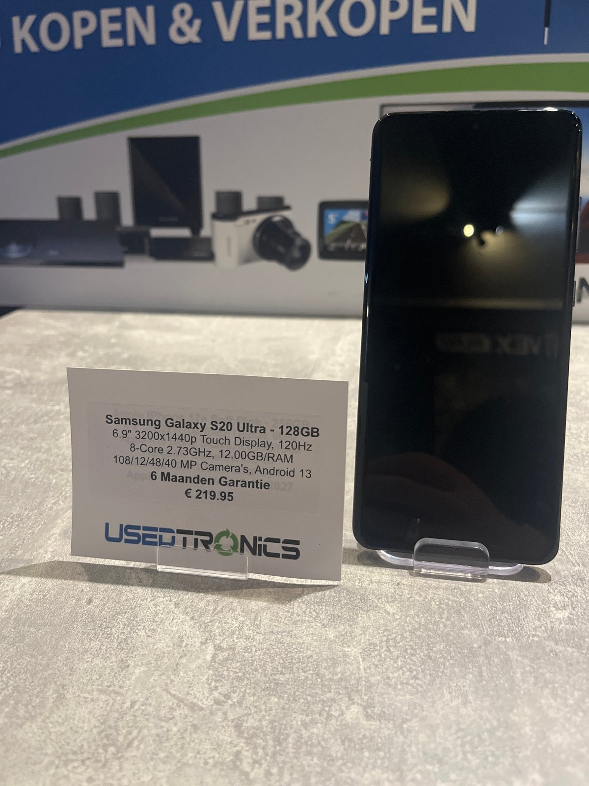 Samsung Galaxy S20 Ultra 128GB - Zo goed als nieuw, Telecommunicatie, Mobiele telefoons | Samsung, Galaxy S20, Zwart, Touchscreen