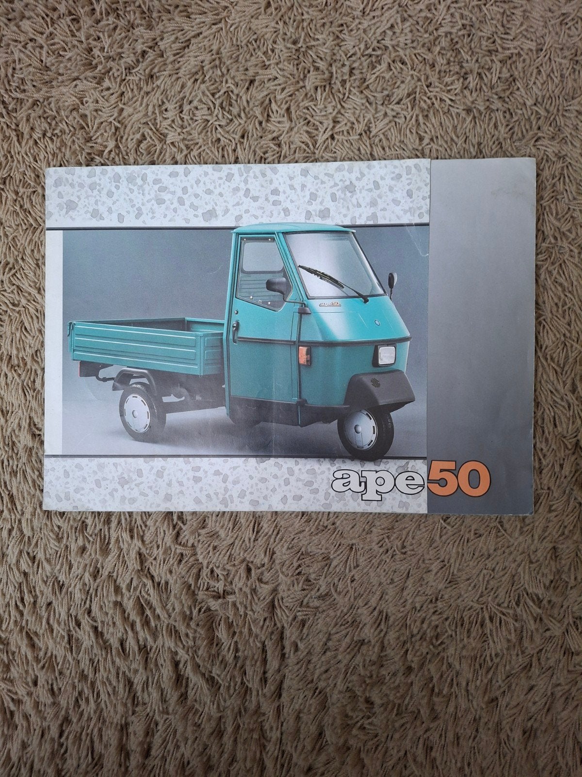 autofolder Piaggio Ape 50, Verzenden, Overige merken