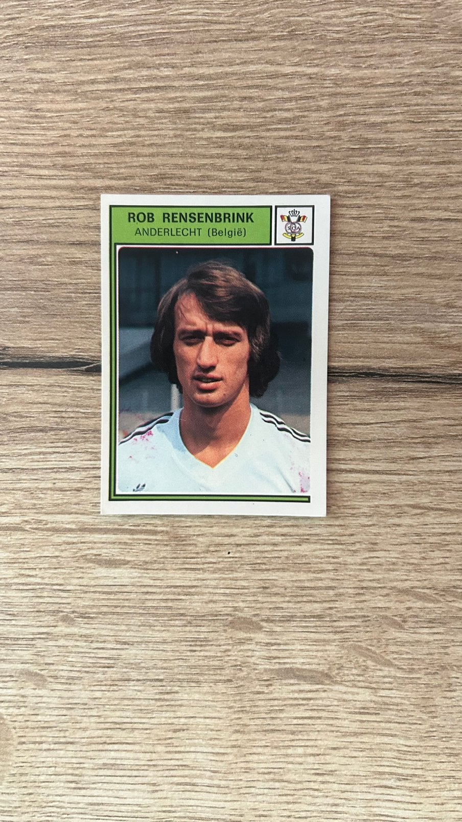 Panini Voetbal 78 plaatje Rob Rensenbrink, Ophalen of Verzenden, Zo goed als nieuw, Plaatje