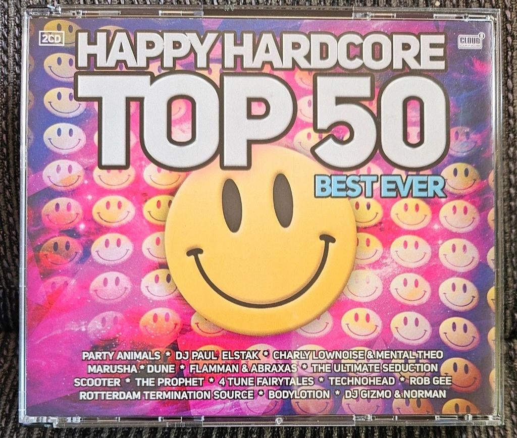 Happy Hardcore Top 50 Best Ever 2CD, Ophalen of Verzenden, Zo goed als nieuw, Techno of Trance, Boxset