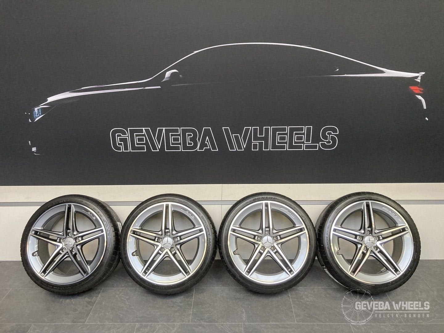 19” originele Mercedes W177 A45 X117 CLA45 AMG velgen banden, Auto-onderdelen, Banden en Velgen, 19 inch, -, -, Banden en Velgen
