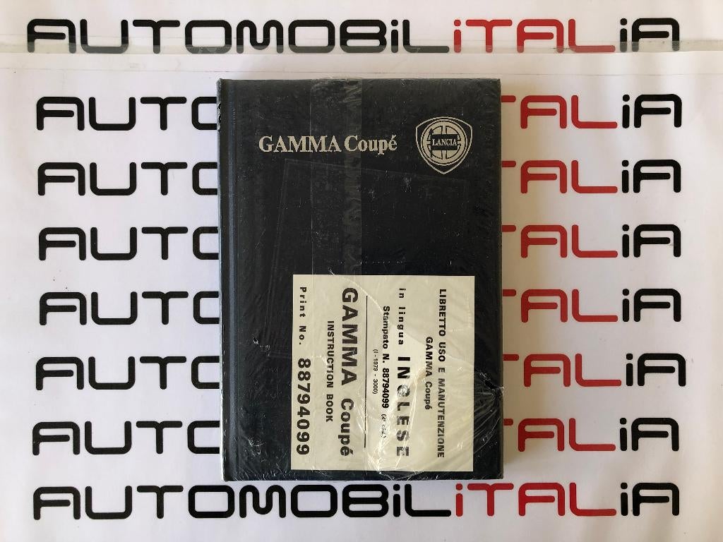 LANCIA GAMMA Coupé Engelstalig instructieboekje 1979., Auto diversen, Ophalen of Verzenden
