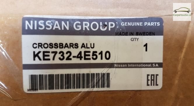 Dakdragers origineel imperiaal vaste dakrail Nissan Qashqai, -, -, Nieuw, Ophalen of Verzenden