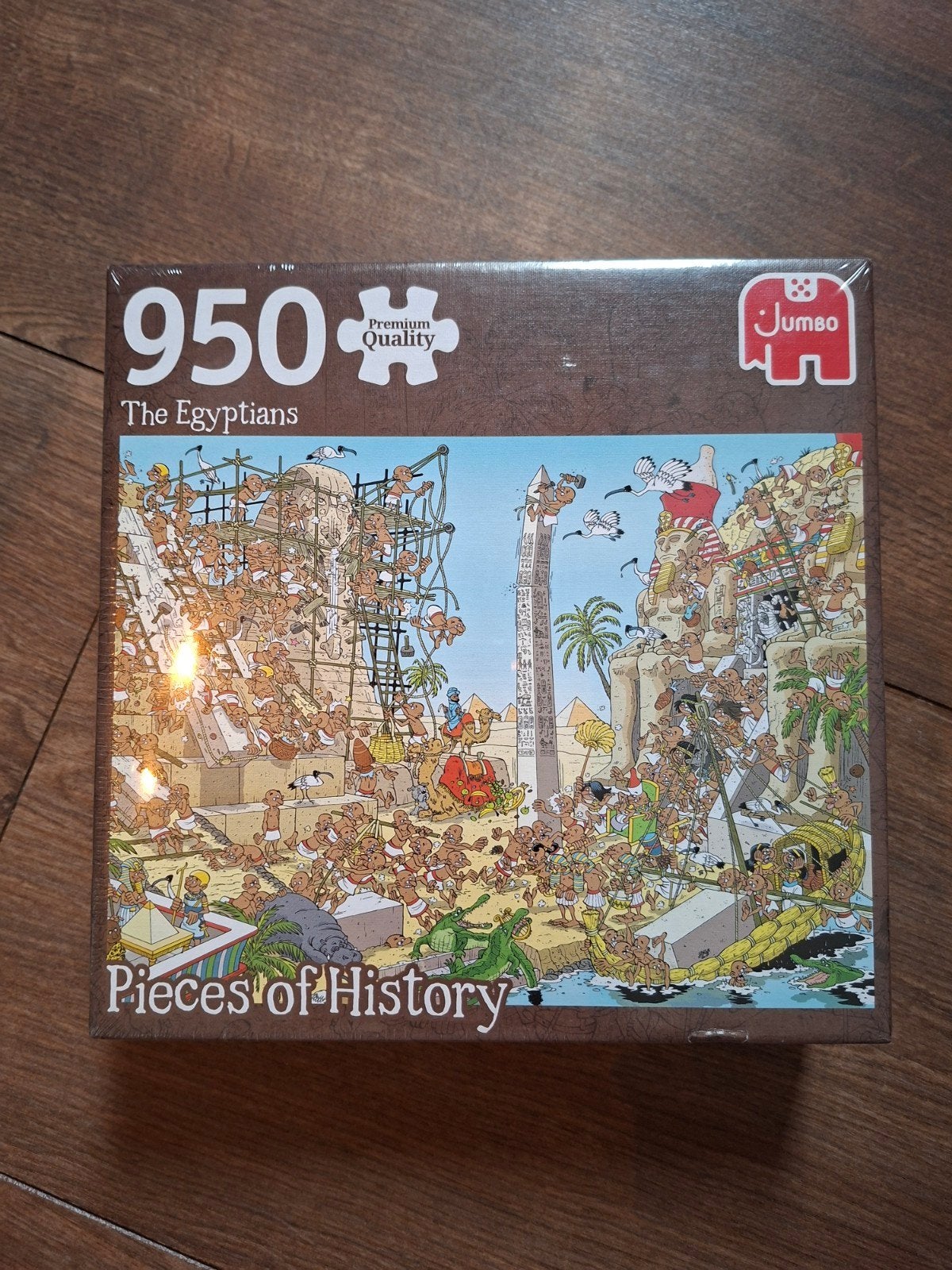 jumbo puzzel Egypte, Ophalen of Verzenden, 500 t/m 1500 stukjes, Nieuw, Legpuzzel