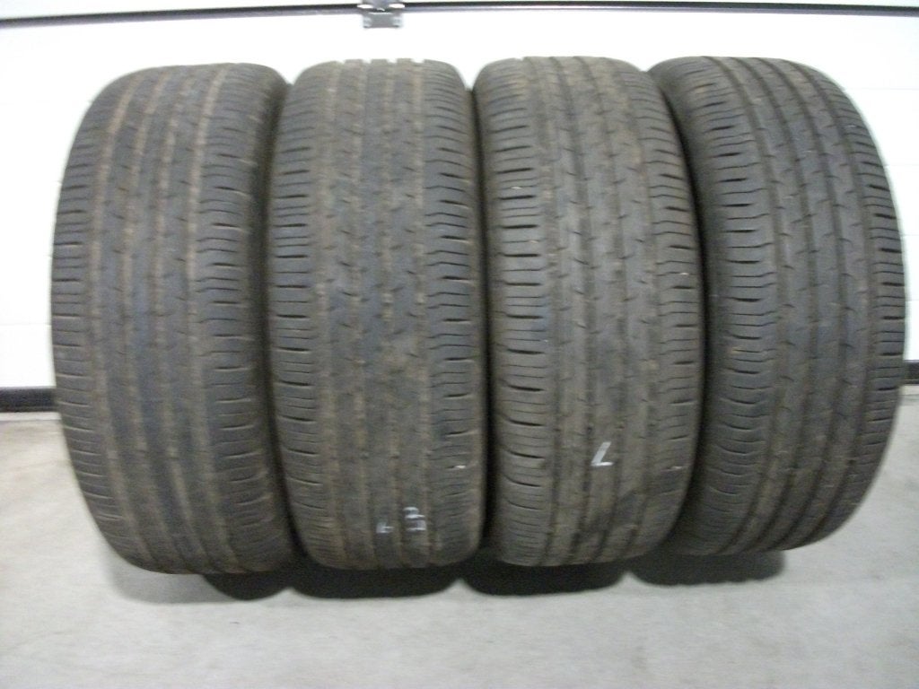 4 x 205/55 16" continental ecocontact-6 zomerbanden 6/7mm!!, Auto-onderdelen, Banden en Velgen, Ophalen, Gebruikt, 16 inch, Banden en Velgen