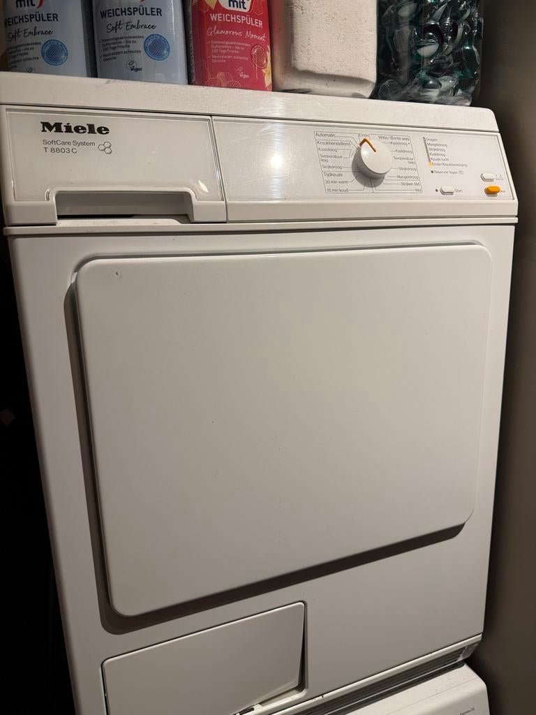 Miele T 8803 C SoftCare System Condensdroger, Witgoed en Apparatuur, Wasdrogers, 6 tot 8 kg, Gebruikt, Ophalen of Verzenden, Voorlader