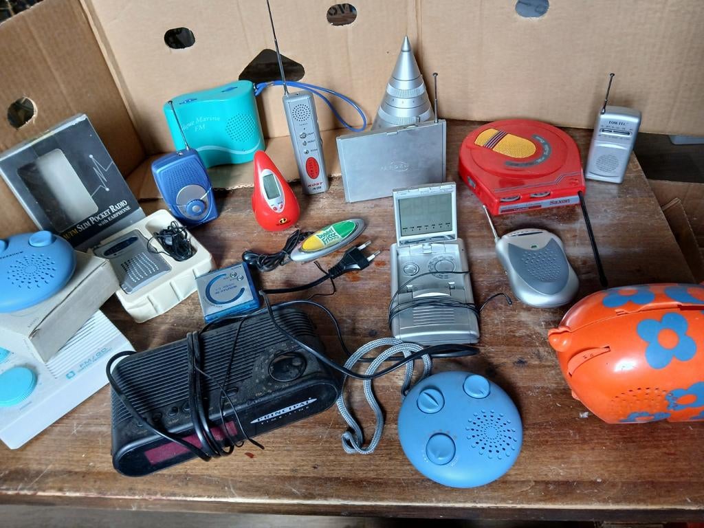 Vintage radio's en ontvangers - Grote collectie, Ophalen of Verzenden, Niet werkend, Radio