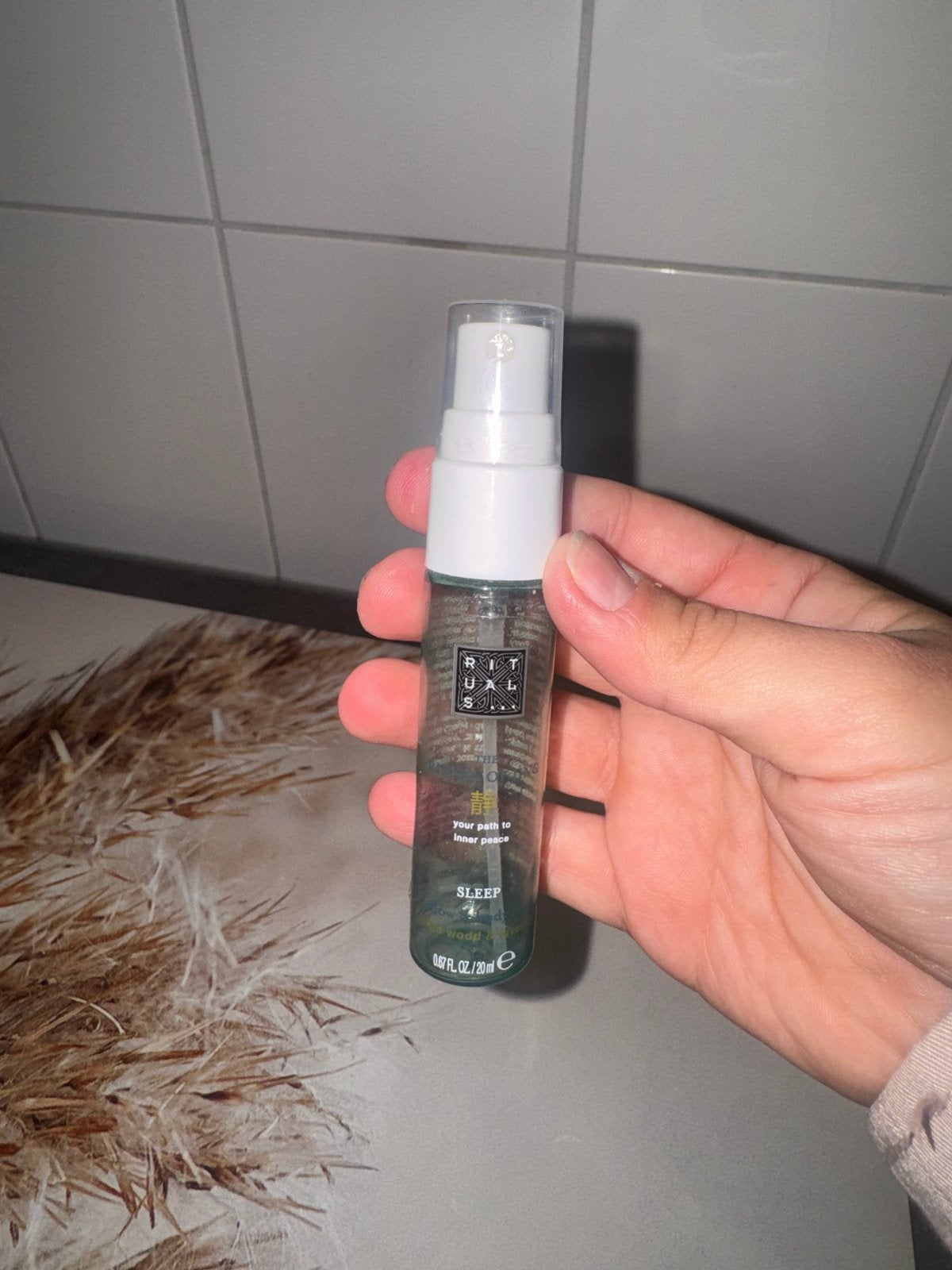Leeg Rituals Sleep geurspray flesje 20ml, Ophalen of Verzenden, Gebruikt, Overige typen