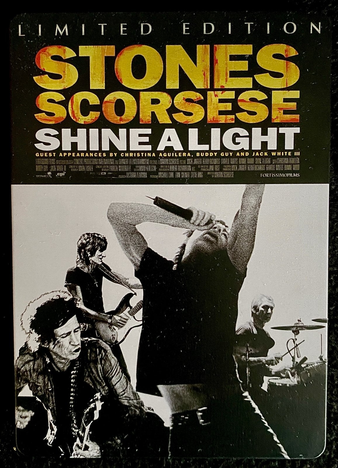 Stones Scorsese Shine a Light Limited Edition DVD, Nederlands, Ophalen of Verzenden, Zo goed als nieuw, Engels
