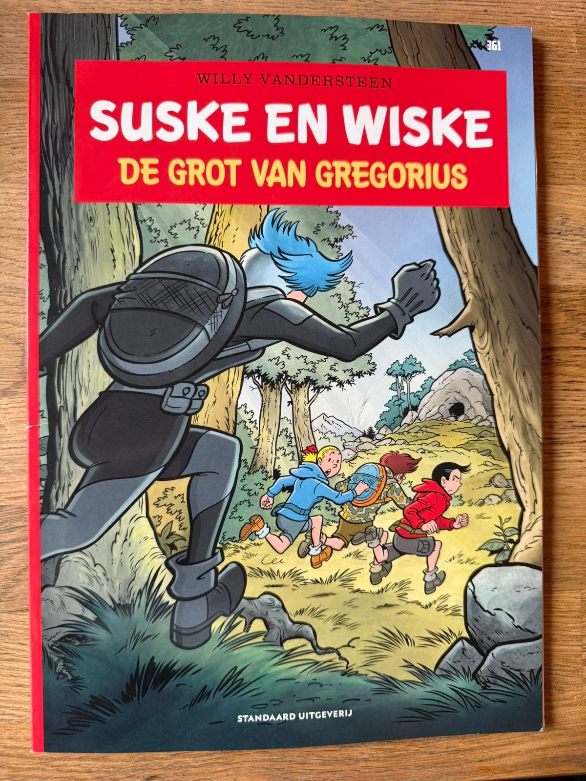 Suske en wiske 361 de grot van gregorius nieuw, Eén stripboek, Ophalen of Verzenden, Zo goed als nieuw
