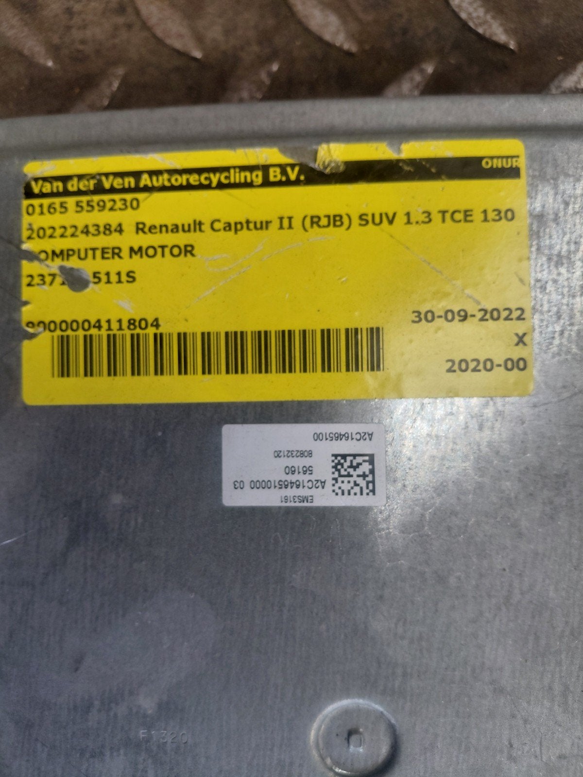 Renault captur RJB computermotor 2020 automaat bak, Ophalen