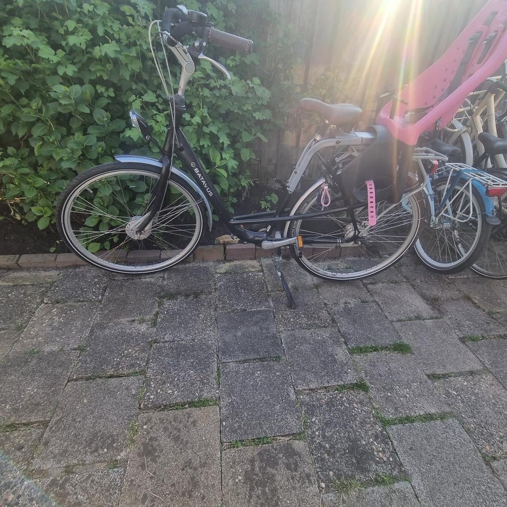 Batavus Mambo Moederfiets met Yepp zitje, Ophalen of Verzenden, Gebruikt, Batavus