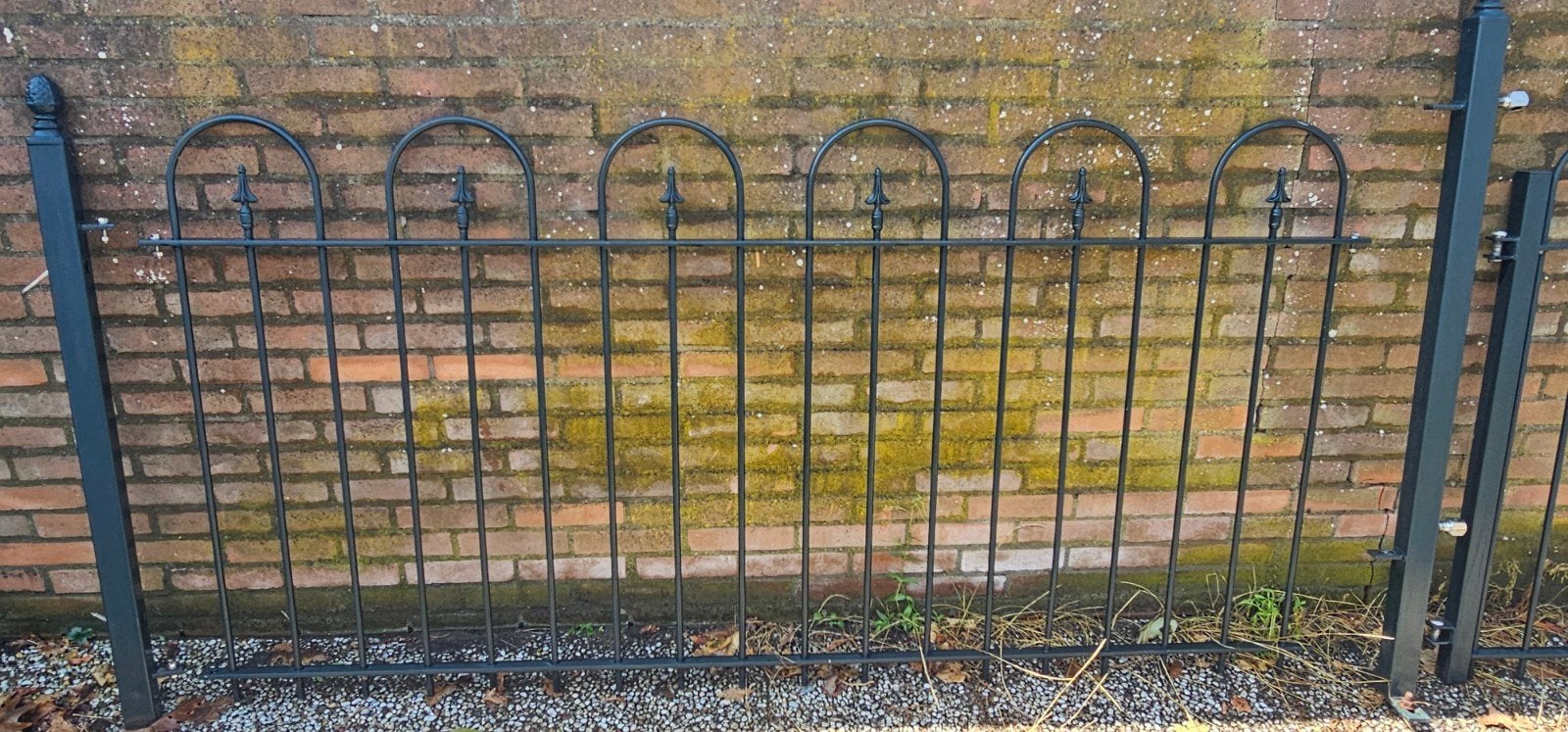mooi hek met poort, Tuin en Terras, Ophalen, Met poort, Gebruikt, Sierhekwerk