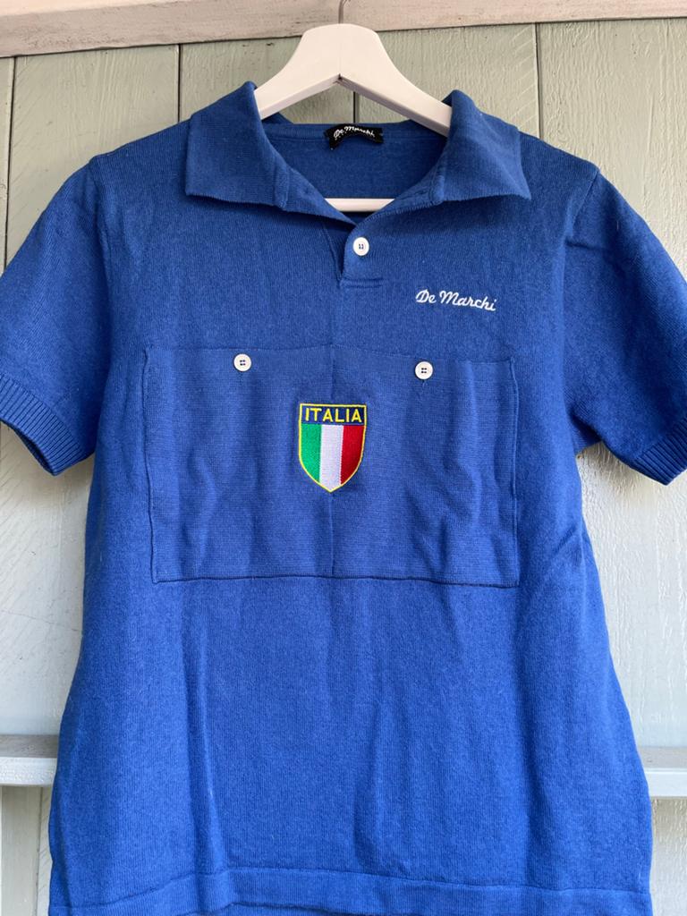 De Marchi Heritage 1968 Italia Merino Wielertrui, Fietsen en Brommers, Fietsaccessoires | Fietskleding, S, Heren, Ophalen of Verzenden