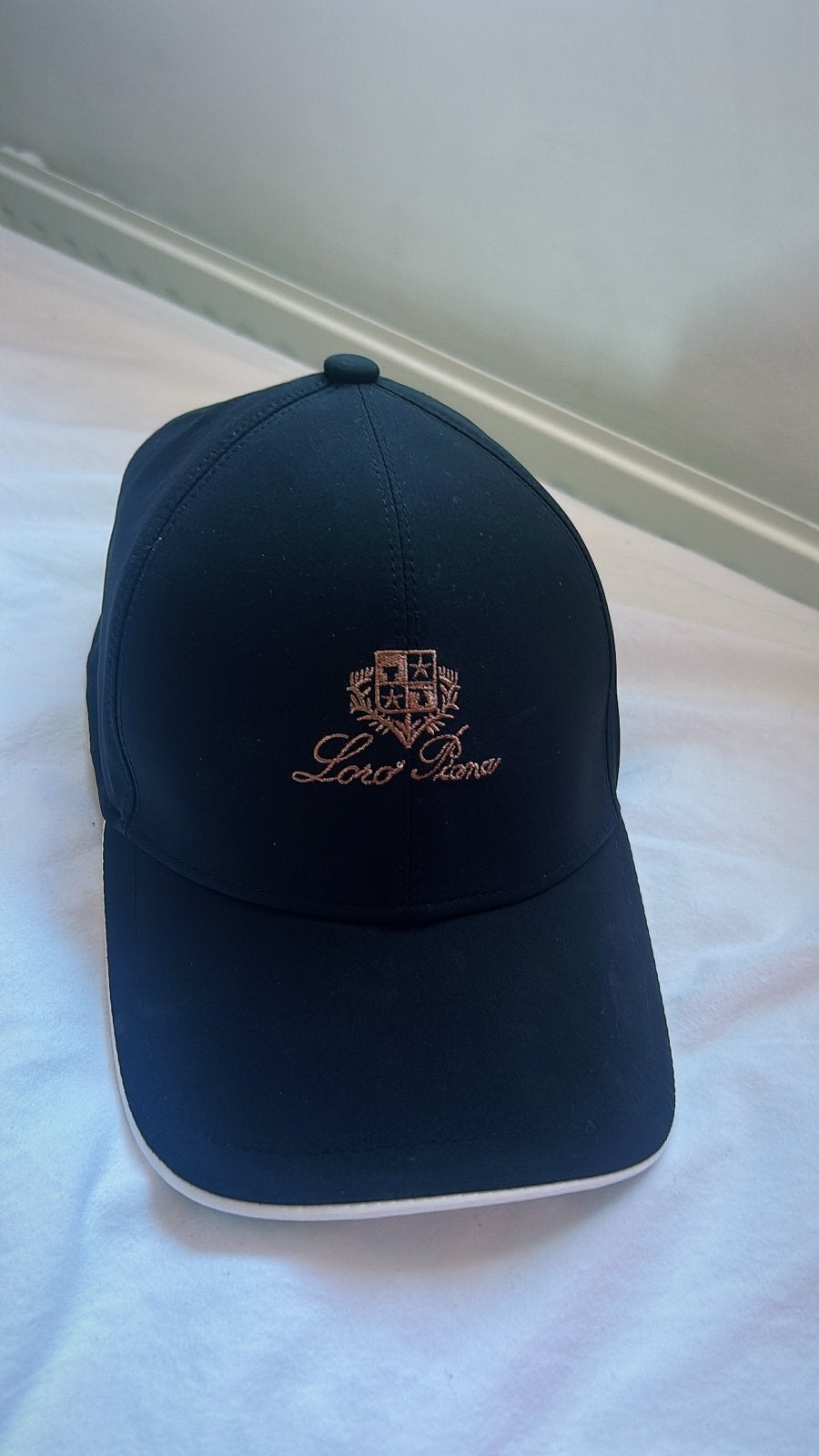 Loro Piana Pet - Donkerblauwe Baseball Cap, Kleding | Heren, Hoeden en Petten, Ophalen of Verzenden, Zo goed als nieuw, One size fits all