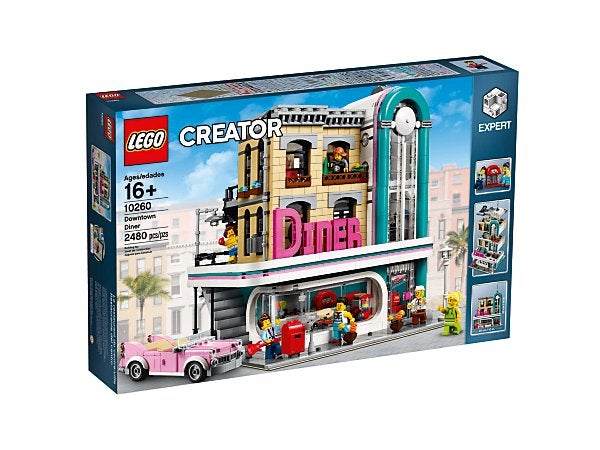 Lego Expert 10260 Diner in de stad NIEUW, Lego, Ideas@support.lego.com, Lego, Nieuw
