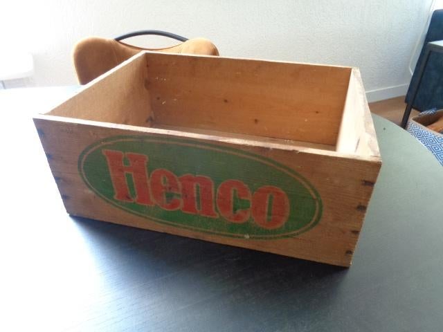 Oude houten zeepkist Henco (Henkel / Persil)., Ophalen of Verzenden