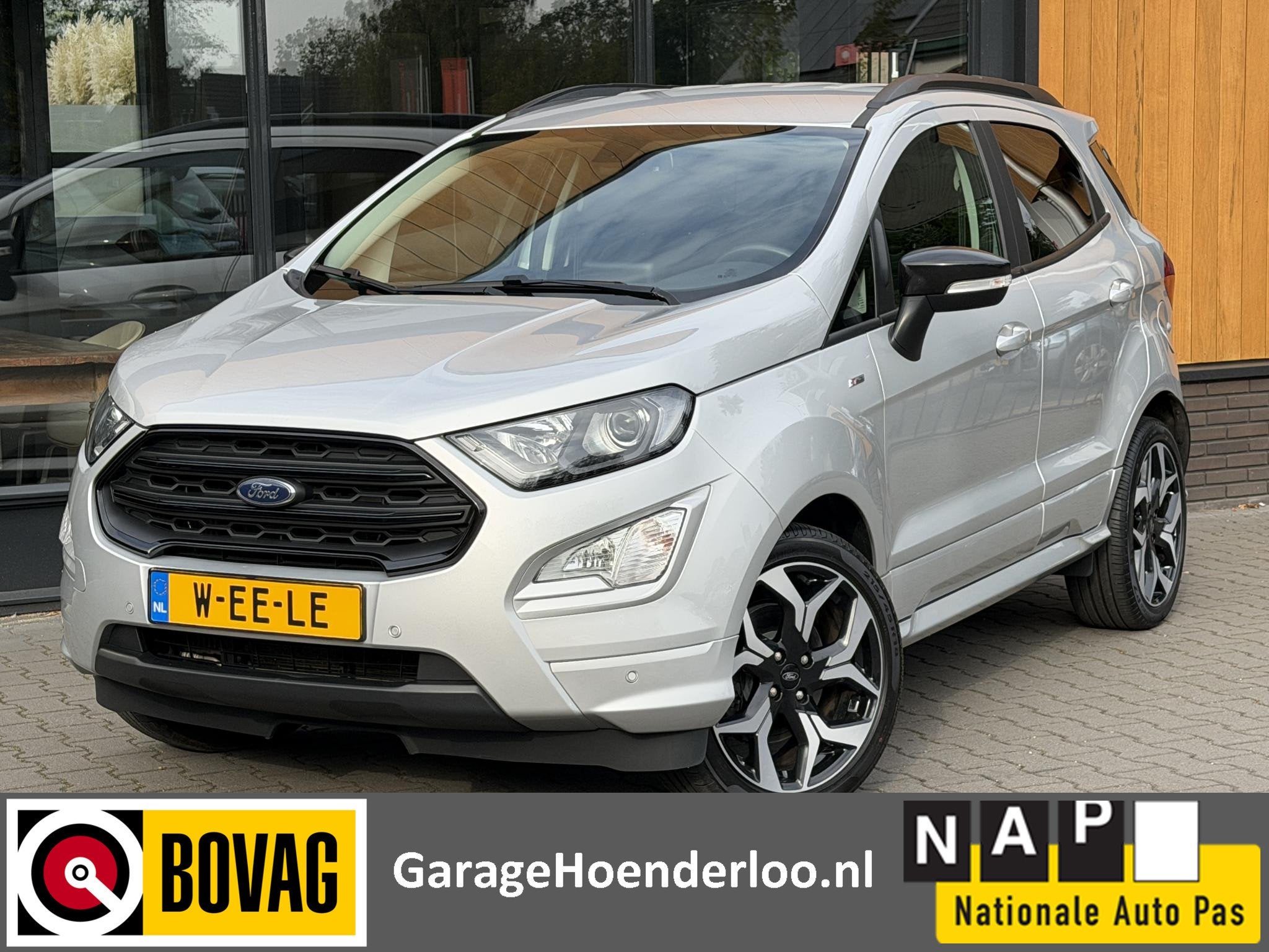 Ford EcoSport 1.0 140PK ST-Line 18 inch, Carplay, Stoelverw., Voorwielaandrijving, Stof, Gebruikt, Euro 6