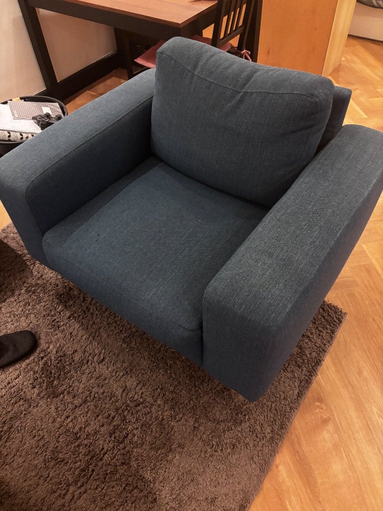 2 zits bank + stoel, Ophalen, Gebruikt, 75 tot 100 cm