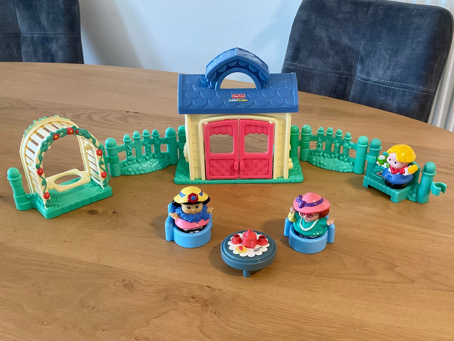 Little People : Tuinhuisje / Theehuisje, Ophalen, Gebruikt, Speelset