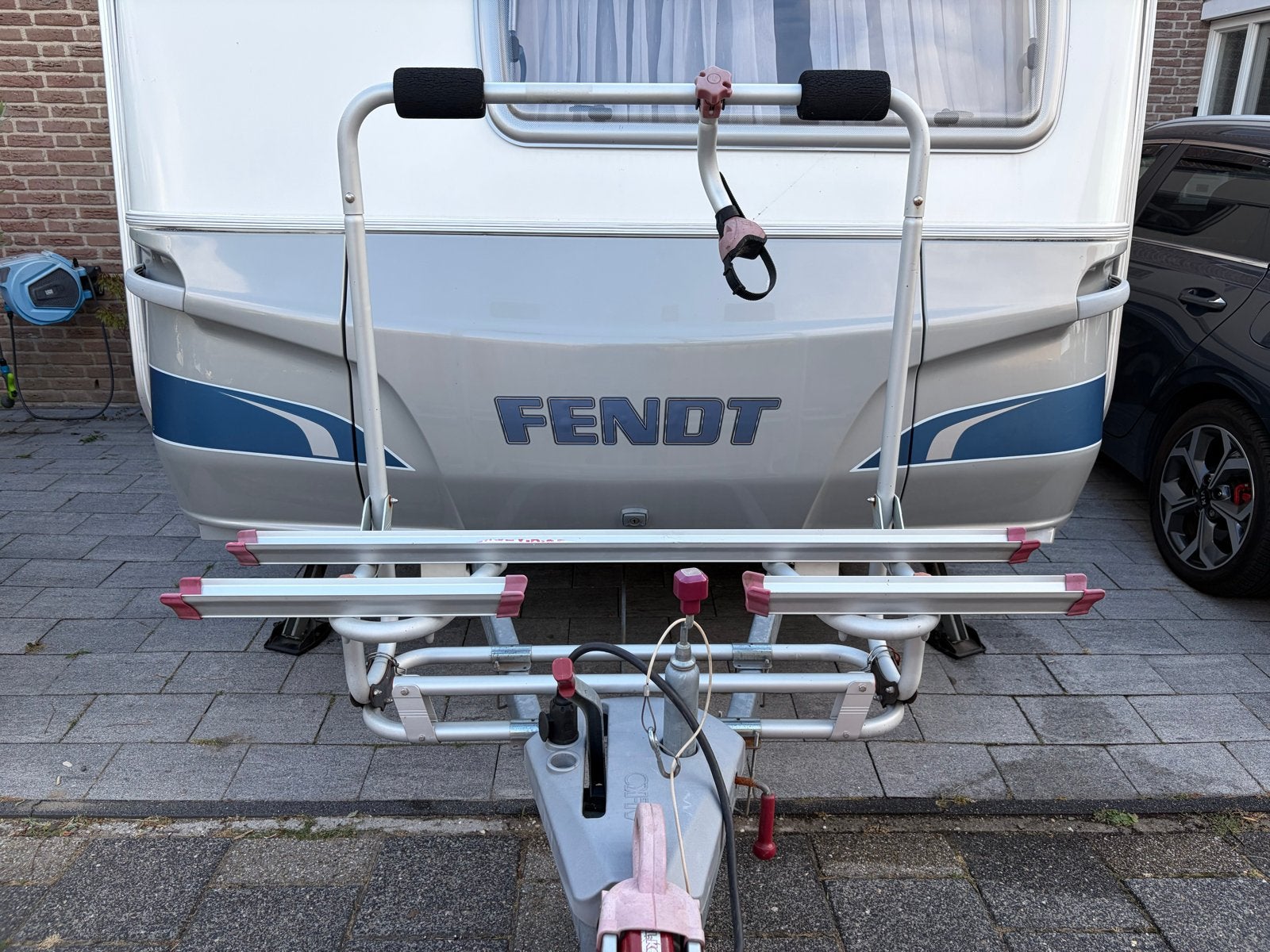 Fiamma Fietsendrager voor Caravan Dissel - Gebruikt, Fietsen en Brommers, Fietsaccessoires | Aanhangers en Karren, Ophalen, Gebruikt