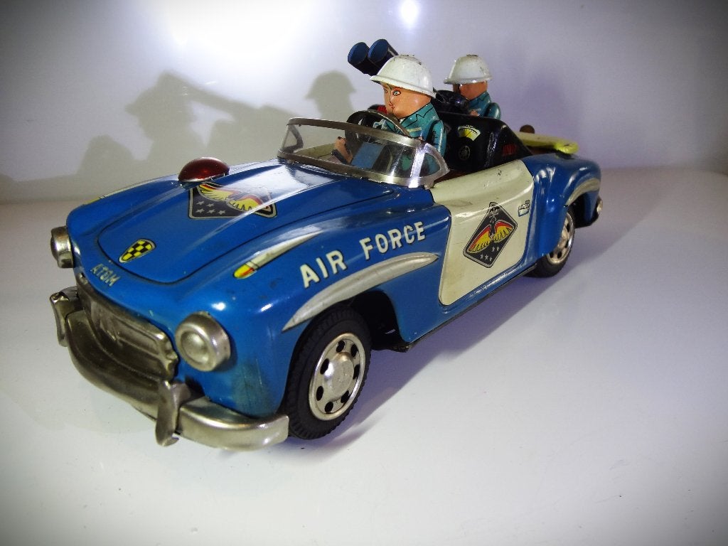 Blikken Mercedes-Benz 190 SL ATOM Airforce SANSHIN Japan, Verzenden