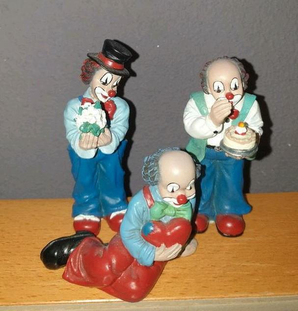 3 stuk handmade Gilde Clowns Beeldjes Set (Oldies), Ophalen of Verzenden, Zo goed als nieuw
