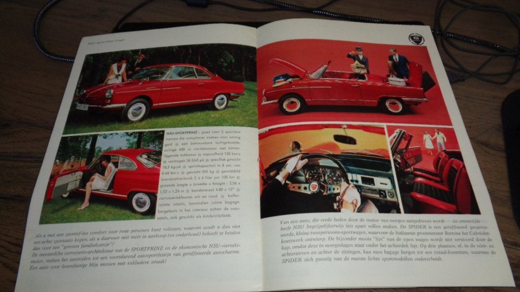 Folder  NSU VARIA, Verzenden, Gelezen, Overige merken