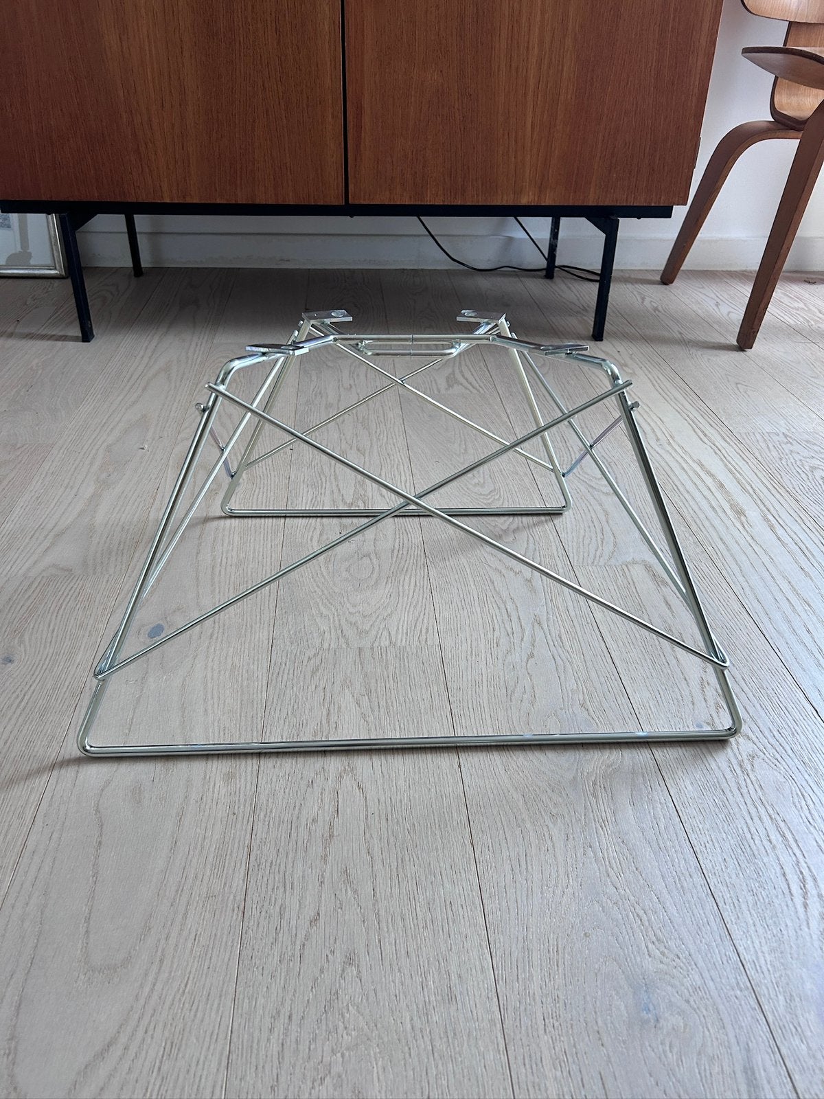 Eames Cats Cradle Base (onderstel) – Low Rod - chrome, Ophalen of Verzenden, Nieuw, Wit