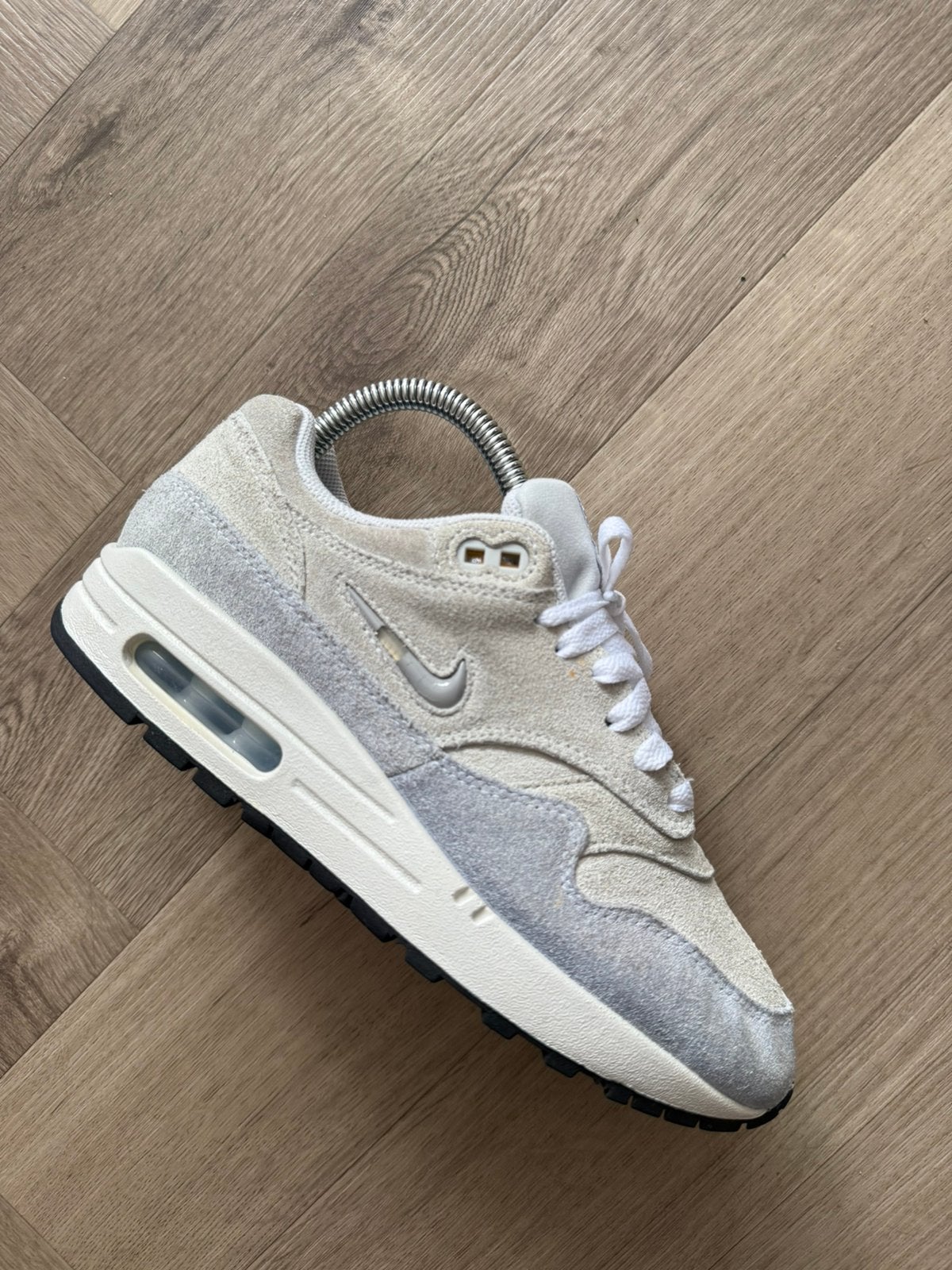 Nike air max 1 jewel ice blue grey 38.5, Ophalen of Verzenden, Grijs, Sneakers of Gympen